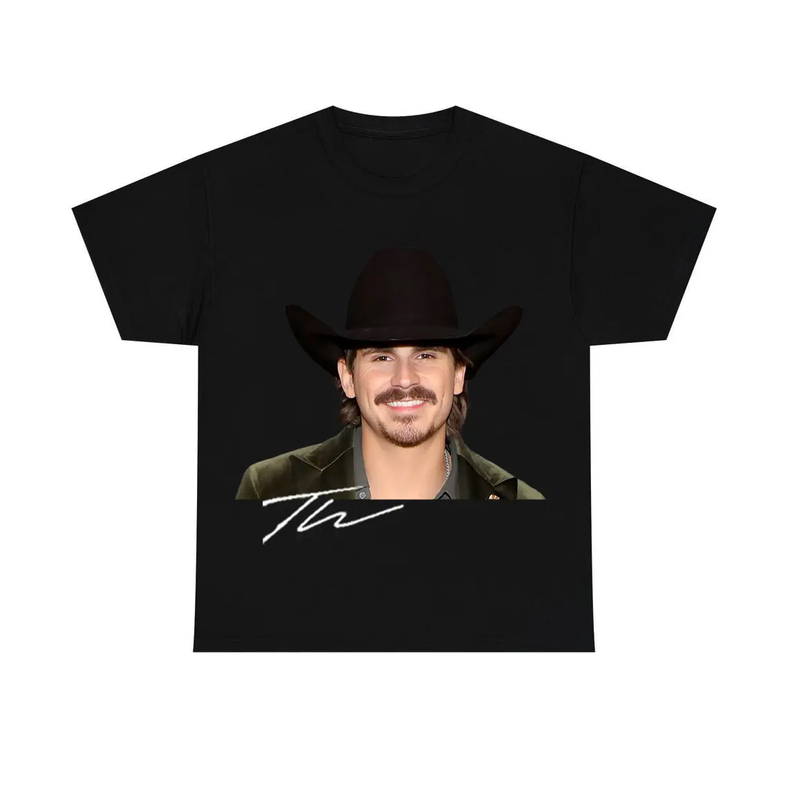 Women's Casual Cotton T-Shirt with Tucker Wetmore Graphic Print - Country Star Design, Backroad Spirit Concert Outfit, Shortsleeve, Fitted, Crew Neck, Tshirt, Clothes, Pure Cotton, Digital Print, Graphic Tee, Basic, Lady, All Seasons, Fitted Cut, 2Xl, Sho