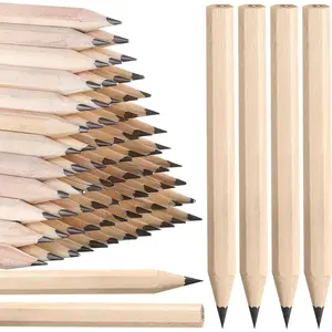 Golf Pencils Bulk Half 2 HB 3.5 Pre Sharpened Hexagonal Yellow  Mini Pencils for Party Favors  School Classroom Office Supplies(80 Pcs)