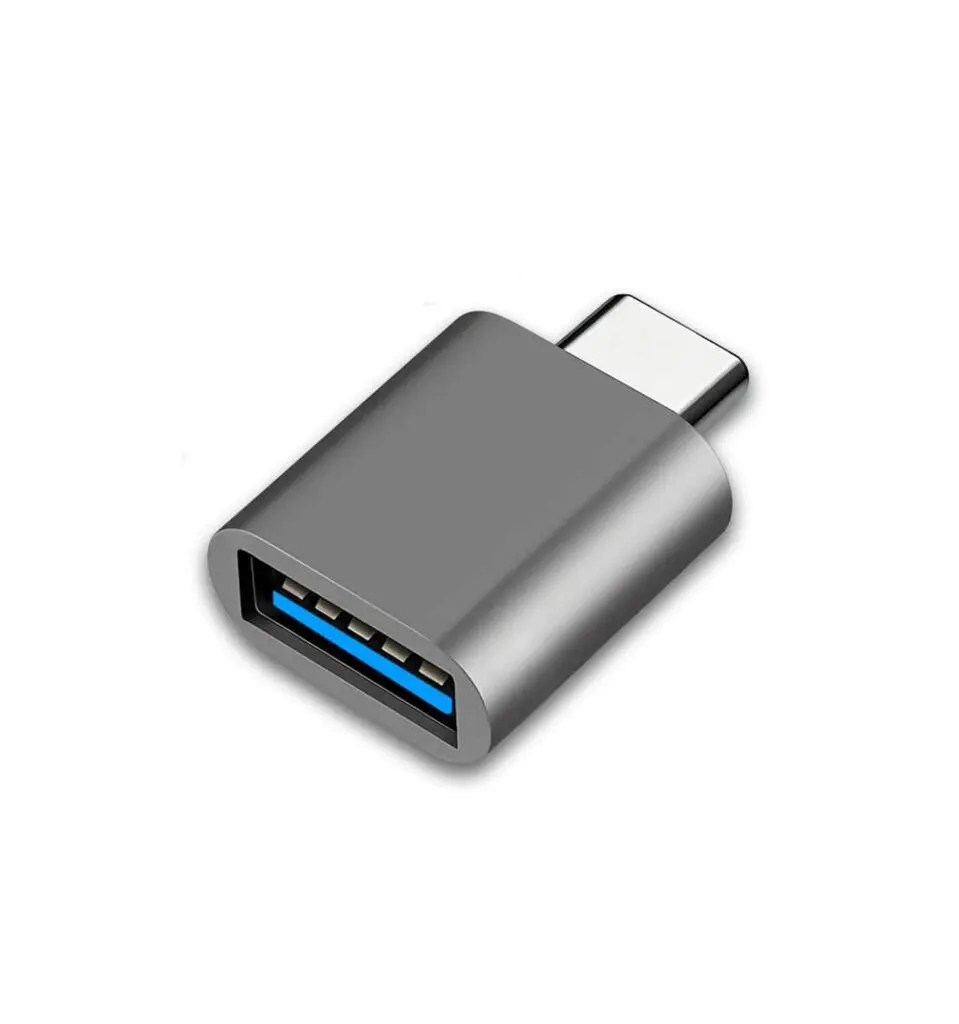 10-Pack USB-C 3.1 Male to USB-A Female OTG Adapter Plug, Android Mobile Phone Connector for Compatible Devices