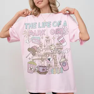 he Life Of A Park Girl Shirt, Magical Pastel Park Snacks Shirt, Happiest Place On Earth Shirt, Girl Trip 2026 Matching Shirt