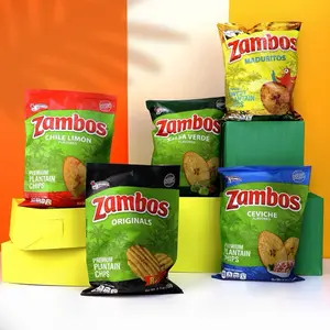 3 snacks zambos plantain chips Crispy crunchy