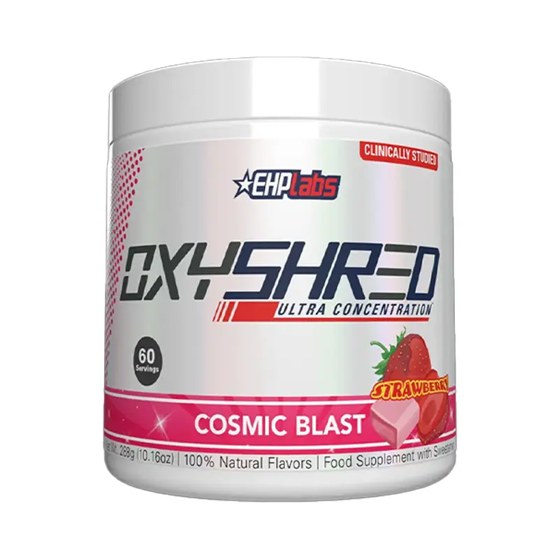 EHP Labs OxyShred Ultra Energy Powder | 60 Serve Value Tub | Sugar Free Pre-Workout Drink Mix | Daily Energy & Focus Support | Train Harder, Recover Faster