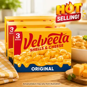 Shells and Cheese Mac, 3 Boxes, for Easy Dinner or Dinner Sides, Original Flavor, Made with Real Cheese, 12 oz