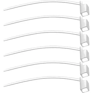 6 Packs Sports Lock Compatible with Oticon 85db, Retention Tail for Hearing Aids, Hearing Aid Ear Grips, Low Touch and Secure Fit, Accessories Compatible with Oticon, High Comfort