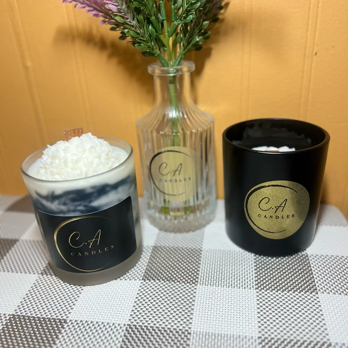 Soy candle for decoration, massage and skin moisturizing with vitamin E Decorative Aroma Gift Room