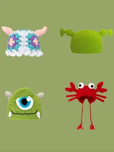 Funny Cow Head Hat, One-Eyed Crab Hat, Shrek Hat, Halloween Couple Hats, Christmas Party Costume Caps, Unique and Fun Designs, Funny Comedy Hat