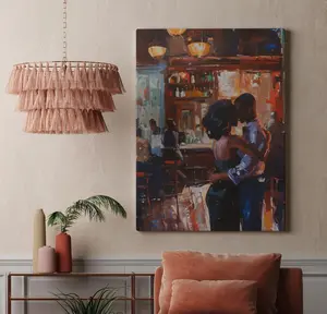 Black King and Queen Poster, Loving Couple Wall Art, African Couple Print Home Decor, Sign of Love for Couple