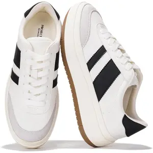 Platform Sneakers for Women - Lightweight Memory Foam Insole Womens Sneakers - Non-Slip Fashion Sneakers for Women Footwear - Women's Fashion Platform Shoes (Nita)