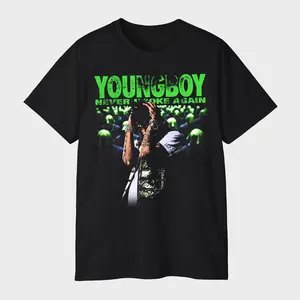 YoungBoy Never Broke Again MASA Album T-Shirt – Rap Legend Graphic Tee  Gift for Fans