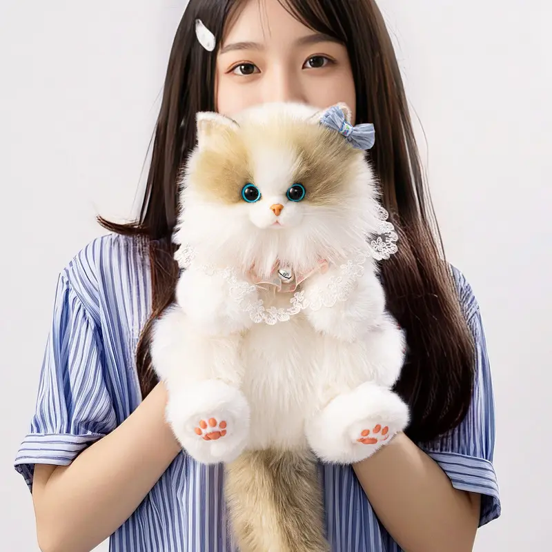 Cute Small Plush Cat Backpack Simulation Bag Doll Plush Toy Birthday Gift Cute Small Plush Cat Backpack Simulation Bag Doll Plush Toy Birthday Gift