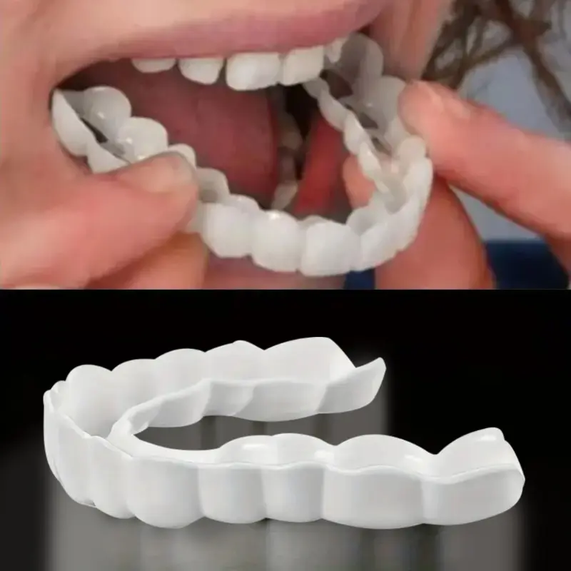 2pcs Flexible White Comfortable Mouth Guards with Upper and Lower Attachments, Unisex Easy-to-Wear Dental Protection Solution for Enhanced Confidence Mouthguard Mouthguard For Teeth Mouthpiece
