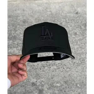 Los Angeles Dodgers All-Black Adjustable Cap – Tonal Embroidered Logo