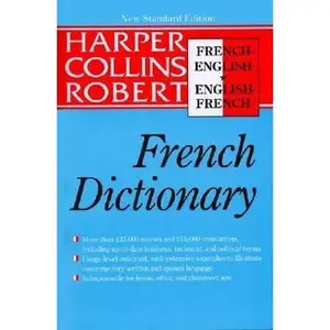 USED-Collins-Robert French-English, English-French Dictionary by Harpercollins (Hardcover)