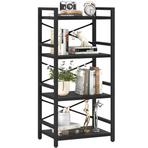 4-Tier Bookshelf – Space-Saving Bookcase for Cozy Reading Corners & Small Spaces