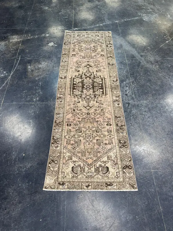 Turkish Vintage Rug 3' x 9'3" #24440 Turkish Vintage Rug 3' x 9'3" #24440