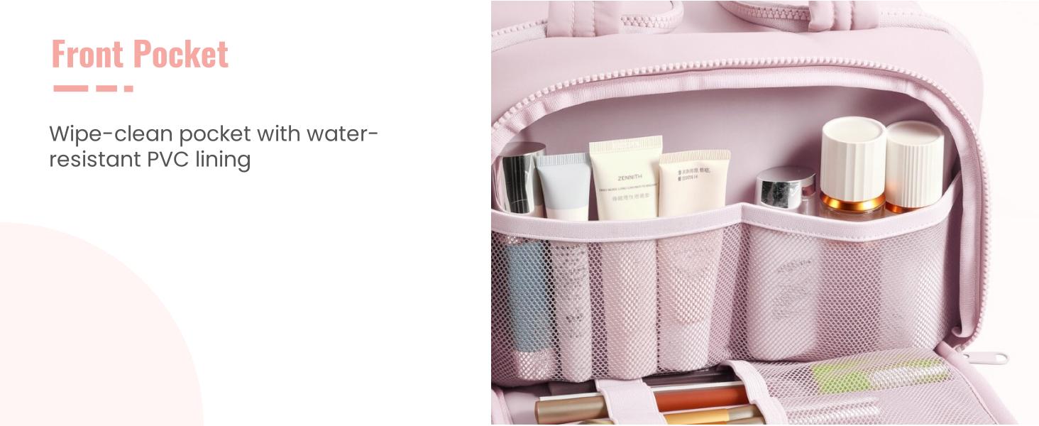 4-in-1 Puffy Travel Toiletry Bag for Women – Large Capacity Makeup Organizer with 4 Compartments, Wet/Dry Separation, Lightweight Waterproof Fabric& Anti-Spill Design, Multi-Functional Cosmetic Bag for Travel, Gym, Bathroom, Gift tts outdoorfun tool