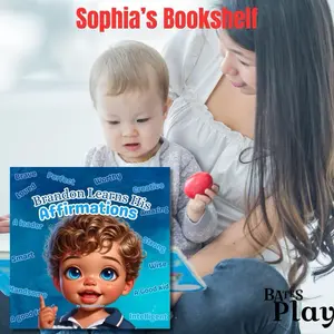 Brandon Learn His Affirmations; Kids learning Books; Books for girls; babies first affirmation  book; Sophia’s bookshelf; self esteem books for kids