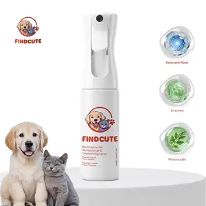 FINDCUTE Bio-Enzyme Pet Odor Eliminator Spray 300ml – Safe & Non-Toxic, Breaks Down Urine & Feces Odor, Removes Pet Stink, No Second Pollution, Long-Lasting