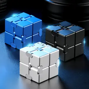 This versatile metal Rubik's Cube offers various ways to play and can transform into multiple shapes.