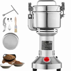 550g Electric Grain Mill, 2000W Speedy Commercial Spice Grinder, Stainless Steel Powder Pulverizer for Dry Grains, Spices, Cereals, Coffee, Corn, Pepper
