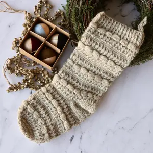Chiffon Wool Knit Stocking - LAST CHANCE