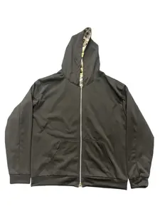 New Autumn/Winter Reversible Trendy Clothing Plaid Zipper Cardigan Hoodie Y2K Street Style Unisex Dopamine Clothing Men's Sweatshirt