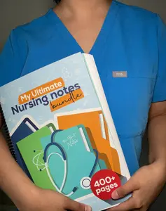 Ultimate Nursing Success Bundle: 400+ Page Handwritten Notes by an RN - Designed to Help You Ace Nursing School