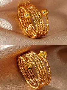 Women's Fashion Rings Set, Personalized Ring, Adjustable Statement Multi Ring, Stacking Rings, Luxury Gift for Women & Friends