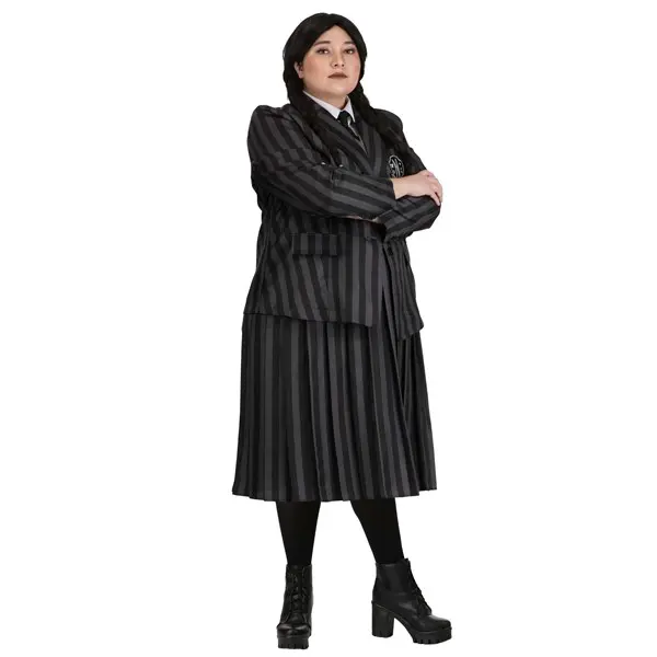 Plus Size Nevermore Academy Wednesday Women's Costume