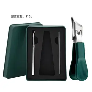 Nail Clipper Set Ingrown Toenail Clippers Green Manicure