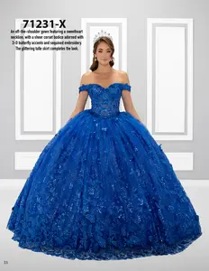 71231-XB Butterfly Corset Lace Up & Lace Back Purple Dress with Sequins and Glitter Tulle for Women's Elegance Costumes - Comfort, Tops Formal Womenswear