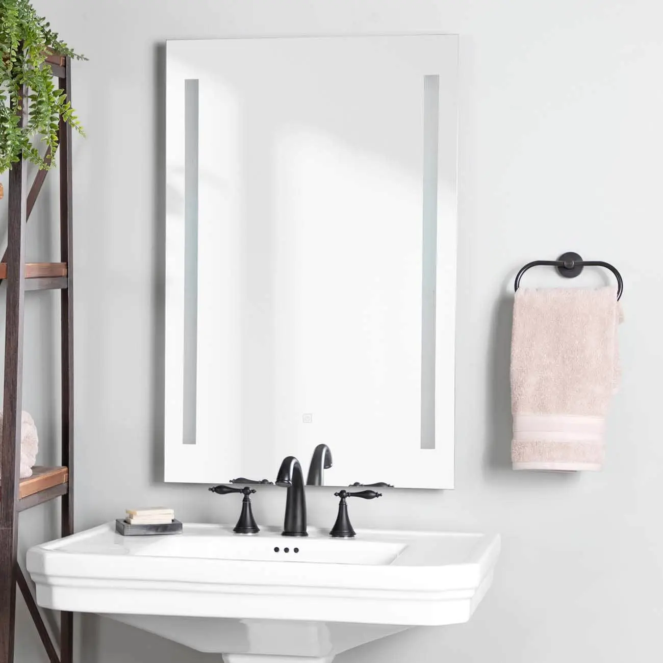 Lennox 36" Lighted Bathroom Mirror with Anti-Fog - 36" x 48"