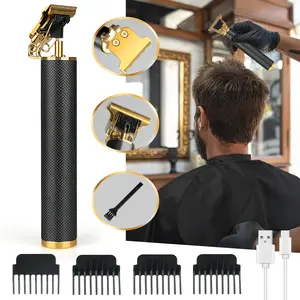 T9 Hair Salmon Clipper, Black Mesh, USB Direct Charging Model: Black