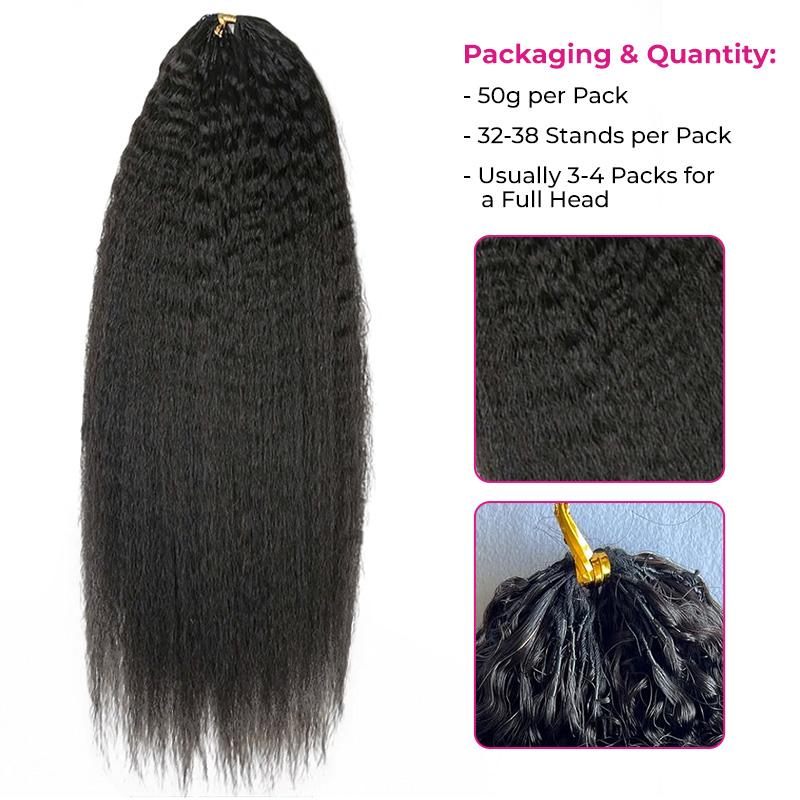 ISEE HAIR Human Hair Crochet Extensions Miracle Knots Pre-Separated 50g/Pack – Knotless Boho Braids, 4-5 Packs for Full Head, Multiple Curly & Wave Textures#HairTok #HairTutorial #HairStyles