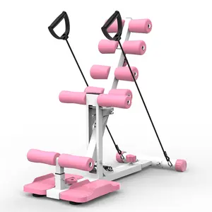 Deep Squat Machine for Home, Glutes & Leg Trainer with Resistance Bands, Squat Assist for Core Workout, Compact Home Gym & Apartment Equipment