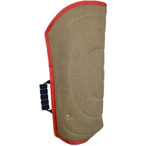 Dog Bite Sleeve Training Protection, Heavy Duty Jute Durable, Fit Pit Bull German Shepherd Mastiff, Puppy Small Dogs Training Biting Tugging Toy - Red
