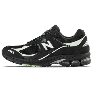 RANDOMEVENT x UNIK x New Balance NB 2002R Comfortable Trendy Synthetic Leather Low-Top Casual Running Shoes Unisex Black new balance 2002r  cloud