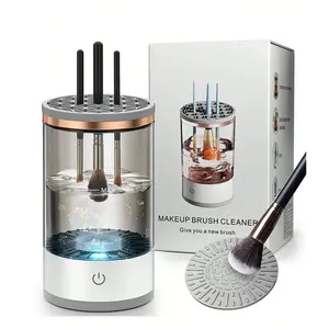 3-in-1 Automatic Makeup Brush Cleaning and Drying Stand Handy Brush Cleaner