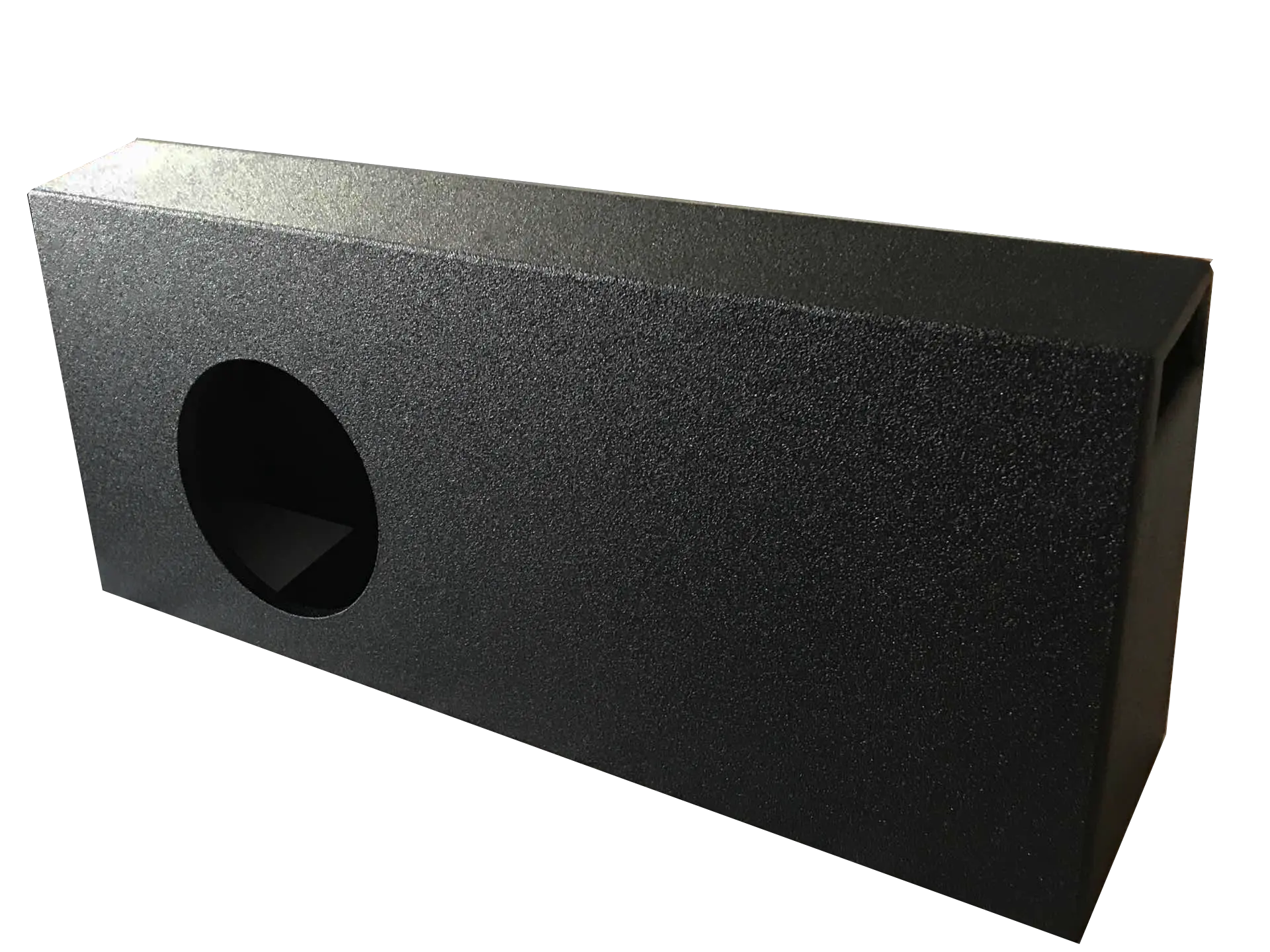 10TKLVS – 10 in Single Vented Universal Truck Enclosure – Tuff Coat Sprayliner Finish