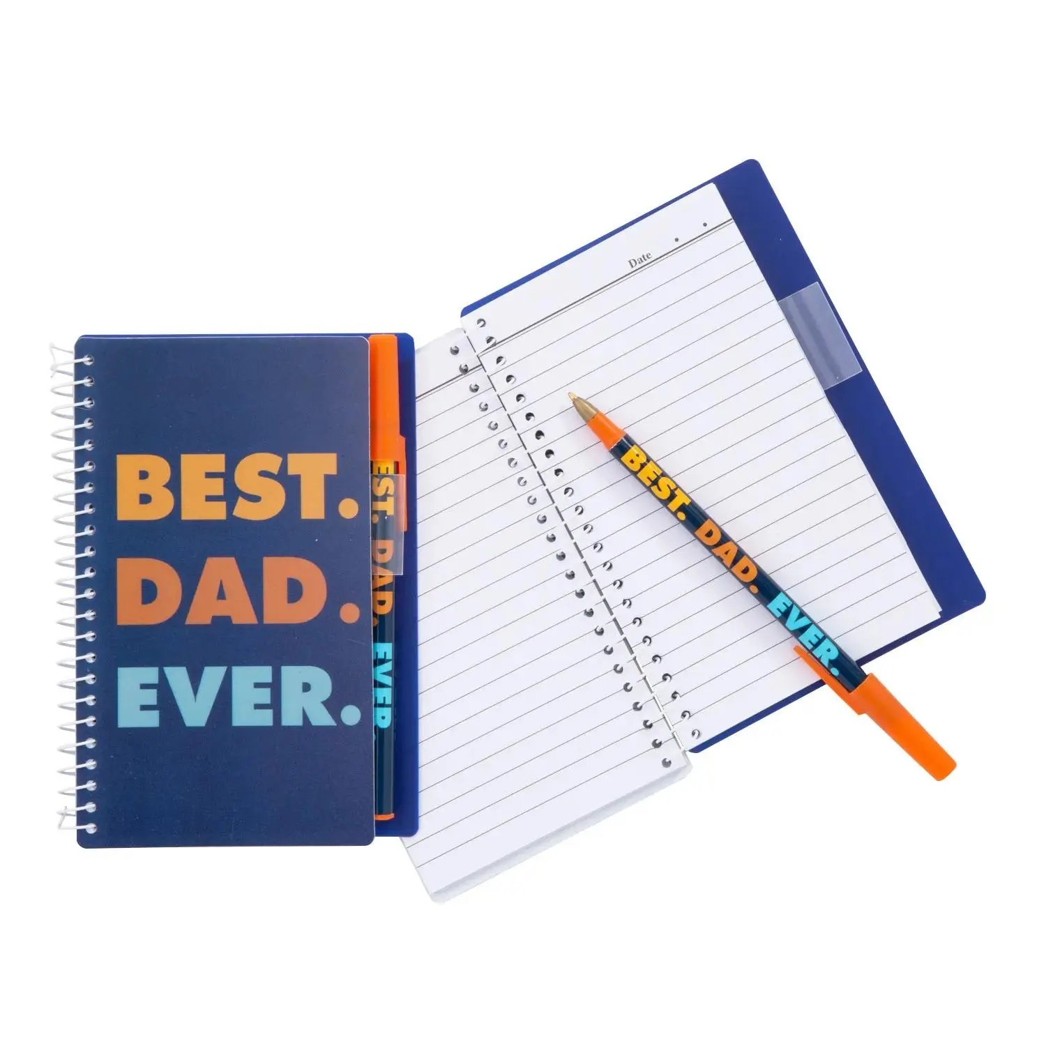 Father’s Day Best Dad Ever Spiral Notebooks with Pens - 12 Pc.