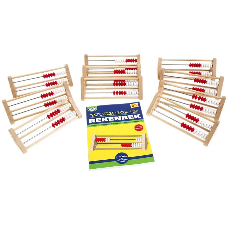 212 MAIN Didax DD-211256 20-Bead Rekenrek Group Set, School & Educational Supplies for Counting, Early Math Learning
