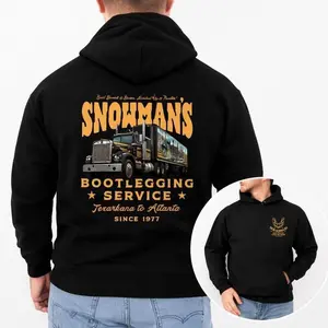 Snowman’s Bootlegging Service T-Shirt, Sweatshirt Hoodie, Smokey and the Bandit Truck Tshirt, Gift for Truck Driver
