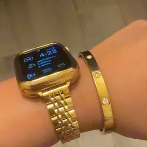 Women's Stainless Steel Smartwatch Band, Compatible with Apple Watch 41mm/40mm/45mm, Fits iWatch Series 1-9/SE/SE2, Optional TPU Protective Case, Slim-Profile Design, Smartwatch Accessories, Watch Straps #GLOBAL PICKS