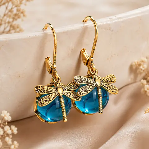 Cherrybetty Bohemian Dragonfly Earrings Outfit Inspo Fashion Accessories For Outfit Enhancement