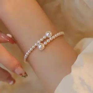 Creative And Fashionable Opening Imitation Pearl Bracelet - Good-looking Bracelet - For Women - Perfect Birthday & Anniversary Gift