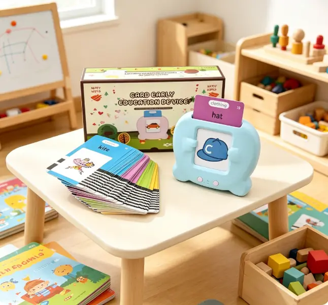 Talking Flash Cards Speech Development Toy for Toddlers - 112 Engaging Interactive Learning Device, Language Learning Tool for Speech Delay & Autism Sensory, Preschool ABC Vocabulary Enhancing Gift
