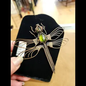 Amazing Copper Wire Wrapped Pendants! In Store