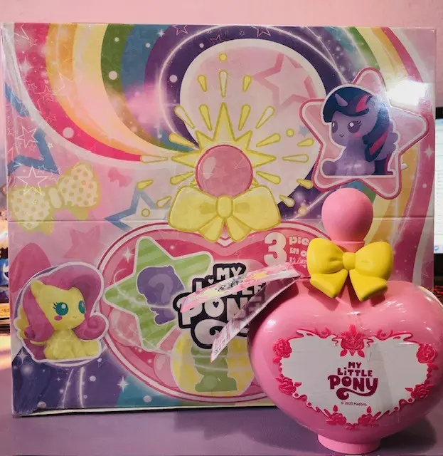Genuine My Little Pony Whimsical Magic Bottle Art Toy Set (3 Pcs) - Cute Figures, Colorful Figurines Collectibles, Boxed Gifting Display Decor