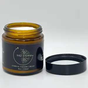 Raiz Eterna Eternal Tallow Cream 4oz 118ml Natural Moisturizing Formula for Soft Skin Deep Nourishment & Long-lasting Hydration
