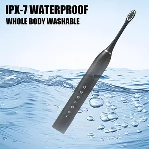 Sonic Electric Toothbrush with High Frequency Vibration IPX7 Waterproof 5 Modes Long Battery Life Extra Brush Heads Quiet Design Ideal Oral Care Gift for Mom Women Mother’s Day Daily Use